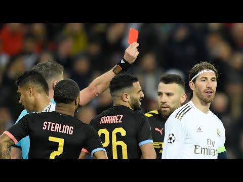 Sergio Ramos All Red Cards