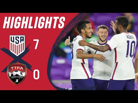 USA 7-0 Trinidad & Tobago 1:00 Highlights | Jan. 31, 2021 | Orlando, Florida - Exploria Stadium