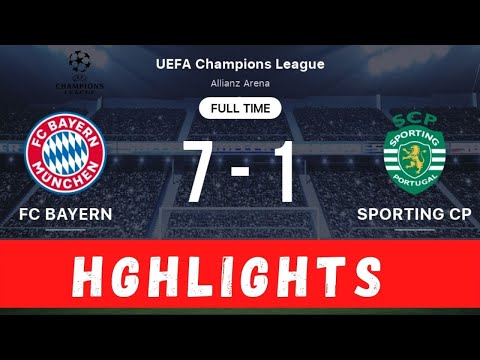 FC Bayern München Vs Sporting CP Highlight 7 - 1 champions league 2009