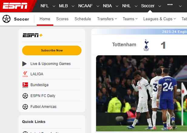 live match streaming website